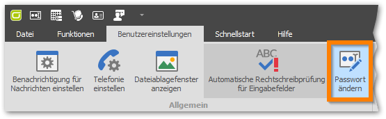 Passwort ändern